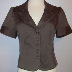 NWT The LIMITED Dark Taupe Lined Top